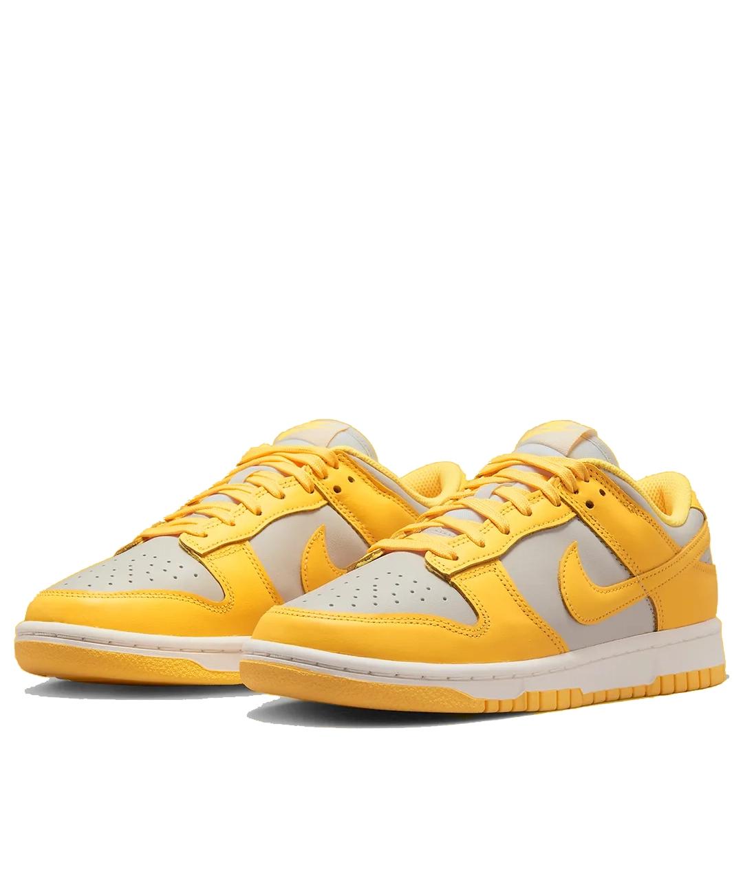 NIKE Желтые кожаные кроссовки, фото 2