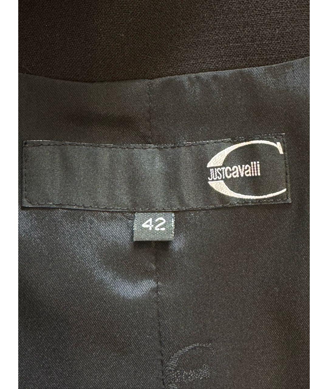 JUST CAVALLI Черное пальто, фото 4