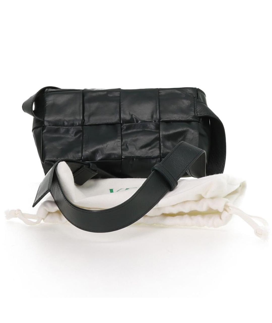 BOTTEGA VENETA Черная поясная сумка, фото 7