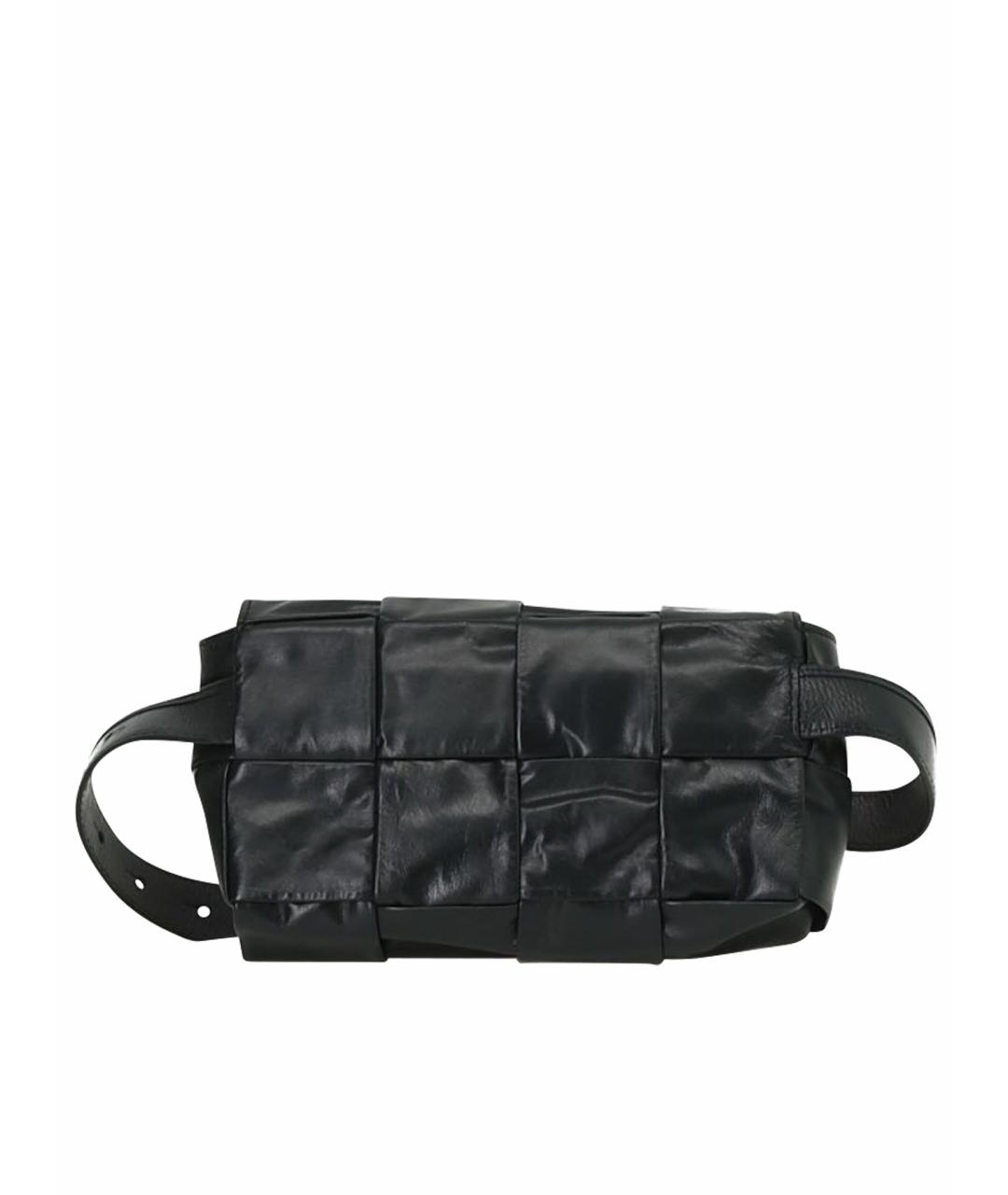 BOTTEGA VENETA Черная поясная сумка, фото 1
