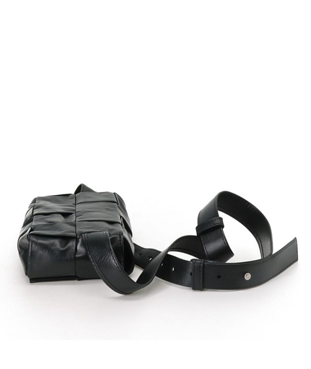 BOTTEGA VENETA Черная поясная сумка, фото 2