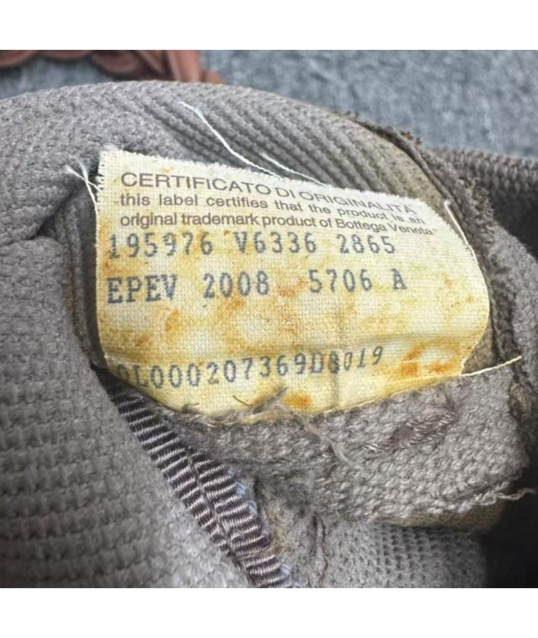 BOTTEGA VENETA Бежевая сумка тоут, фото 8