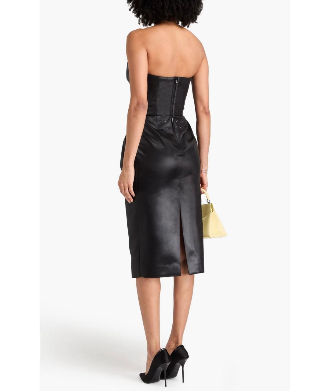 MAISON MARGIELA Черное коктейльное платье, фото 3