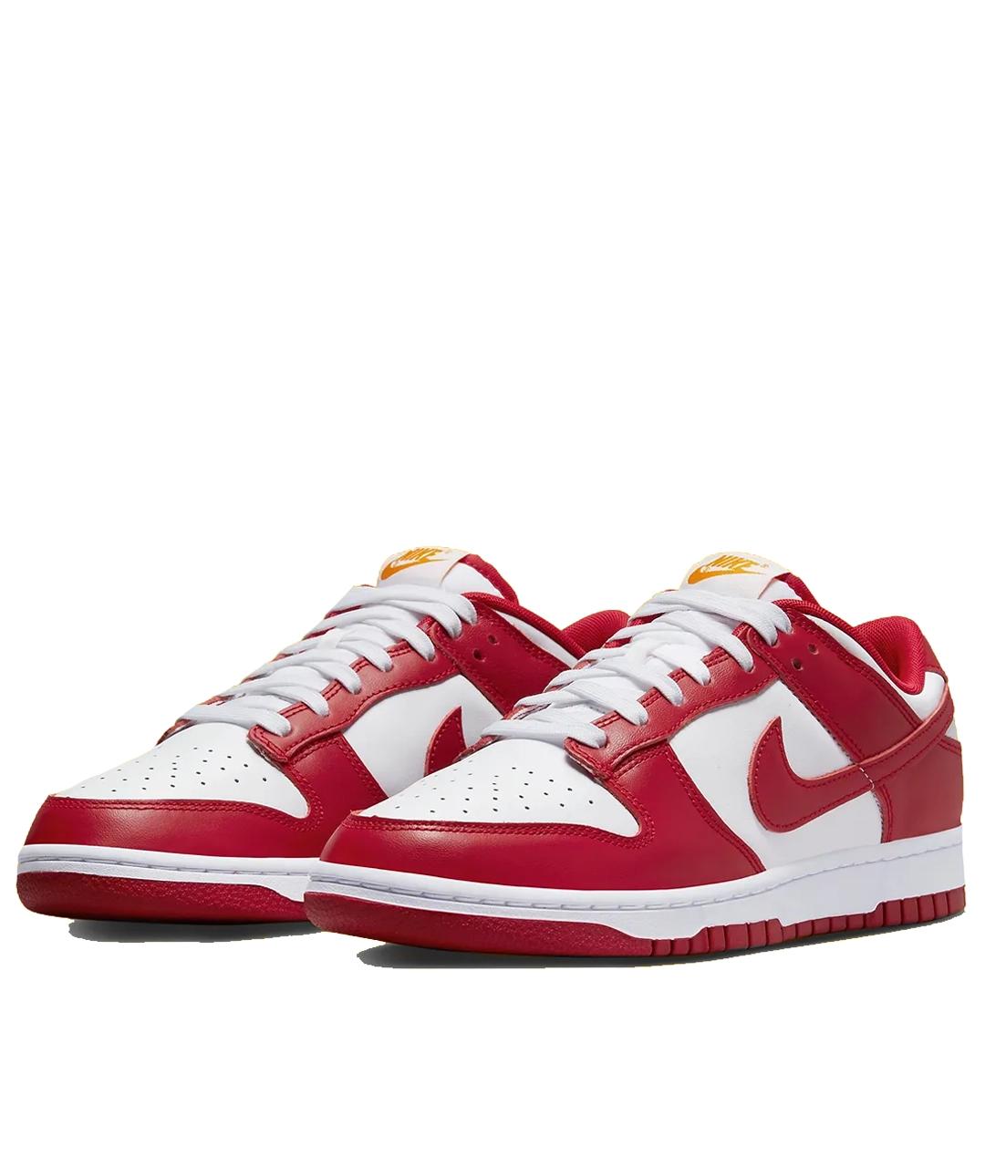 NIKE Красные кожаные кроссовки, фото 2