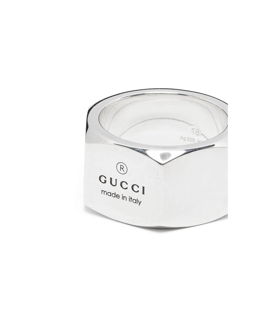 GUCCI Серебряное серебряное кольцо, фото 3
