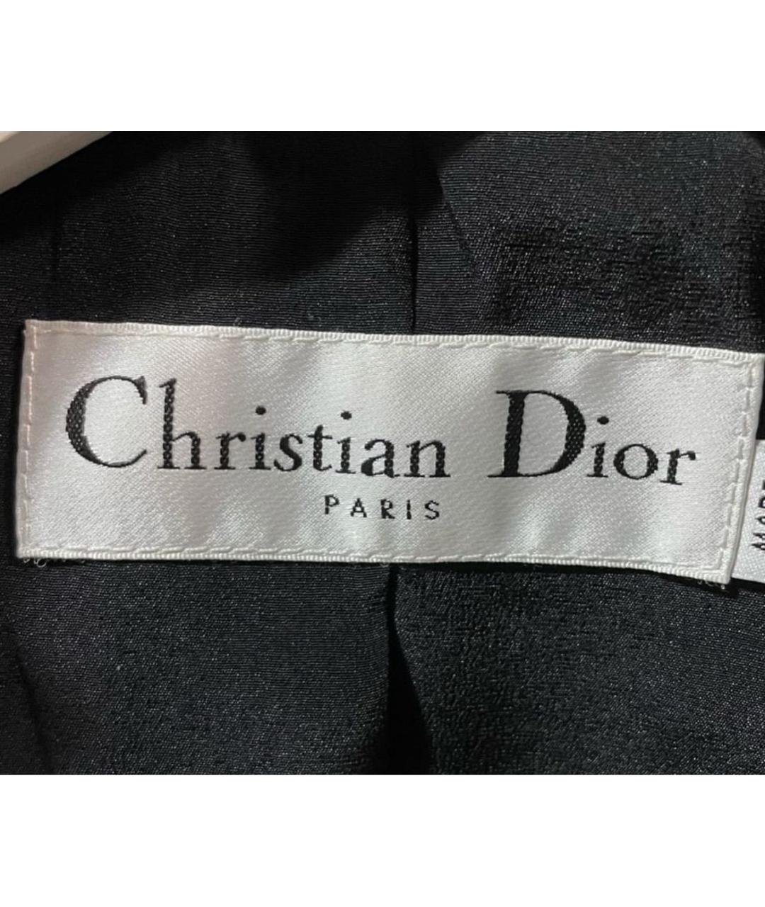 CHRISTIAN DIOR Черная кожаная куртка, фото 4