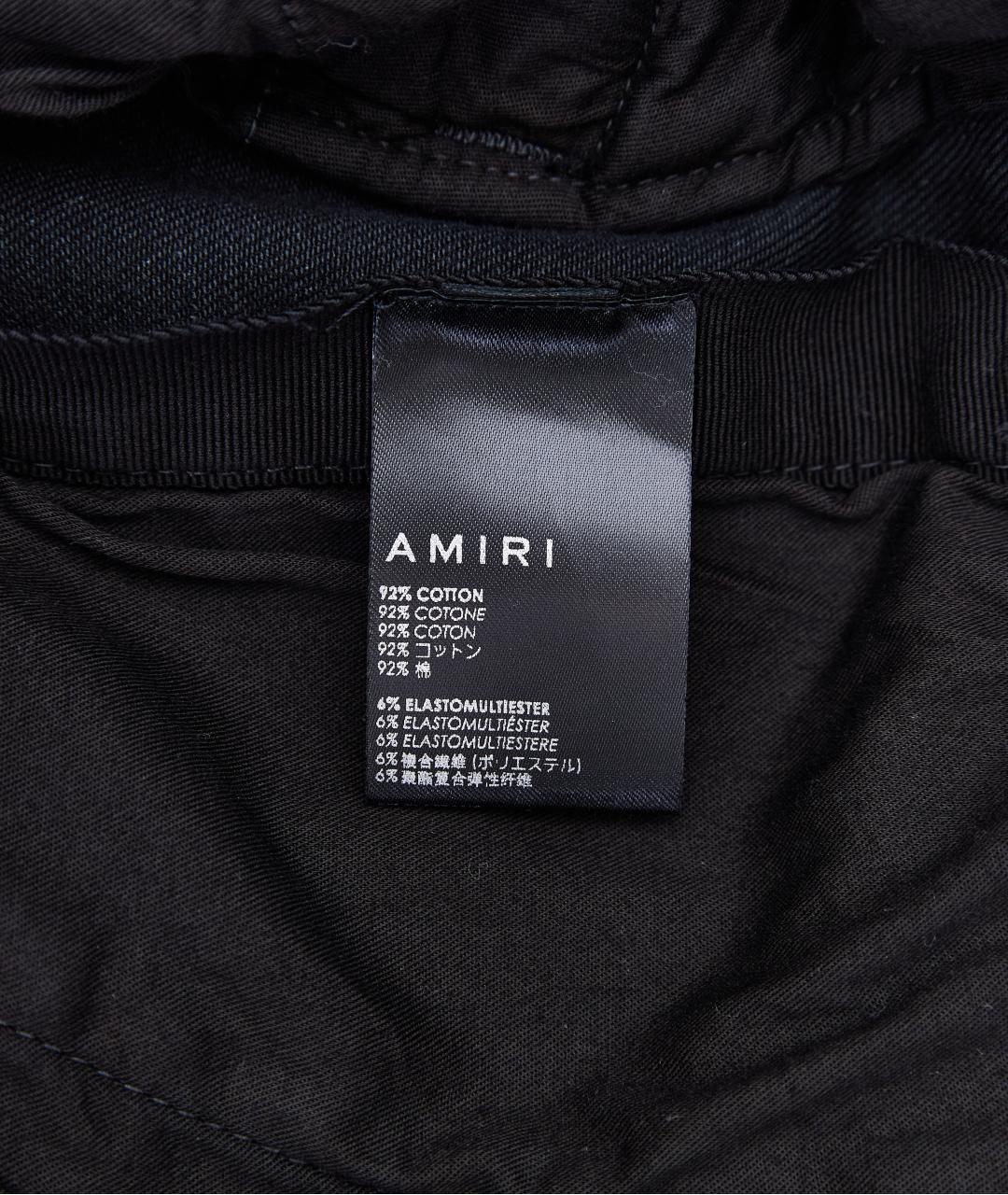 AMIRI Черные хлопковые джинсы скинни, фото 6