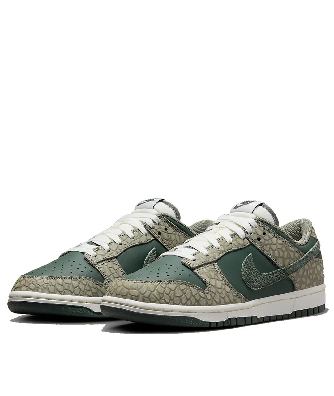 NIKE Зеленые низкие кроссовки / кеды, фото 2