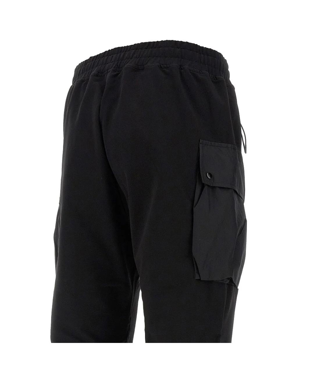 CP COMPANY Черные хлопковые повседневные брюки, фото 3