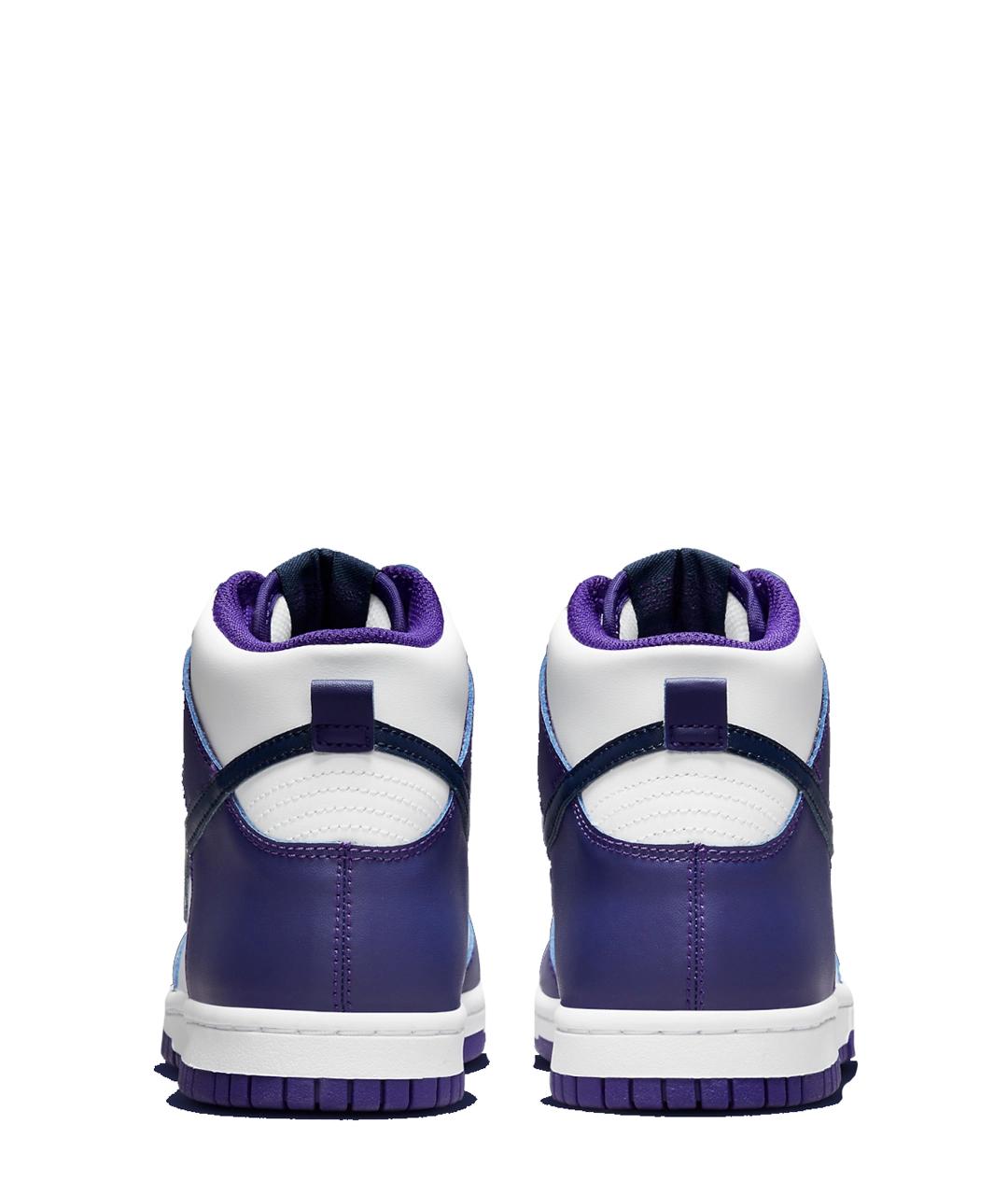 NIKE Фиолетовые кожаные кроссовки, фото 3