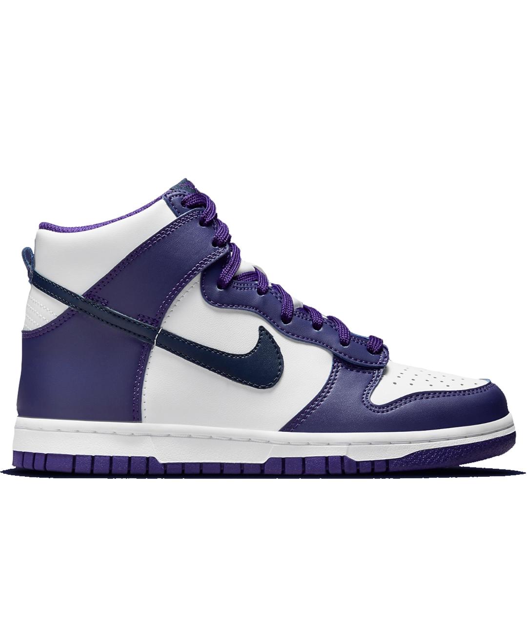 NIKE Фиолетовые кожаные кроссовки, фото 1