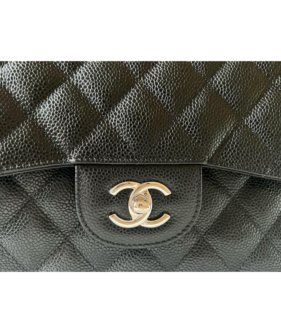 CHANEL Черная кожаная сумка тоут, фото 3
