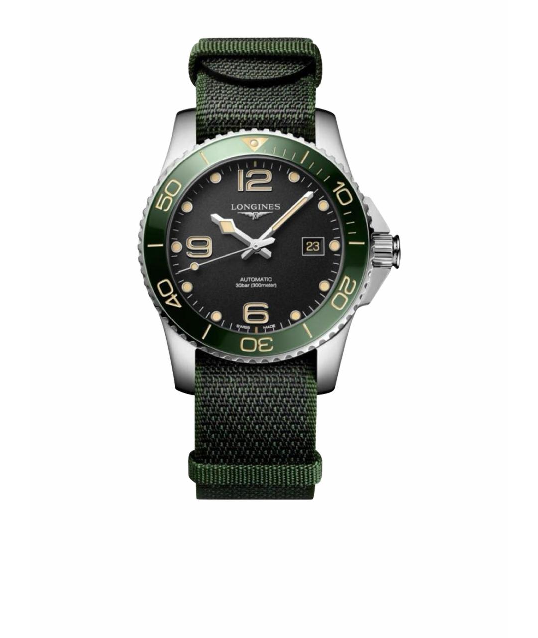 LONGINES Зеленые часы, фото 1