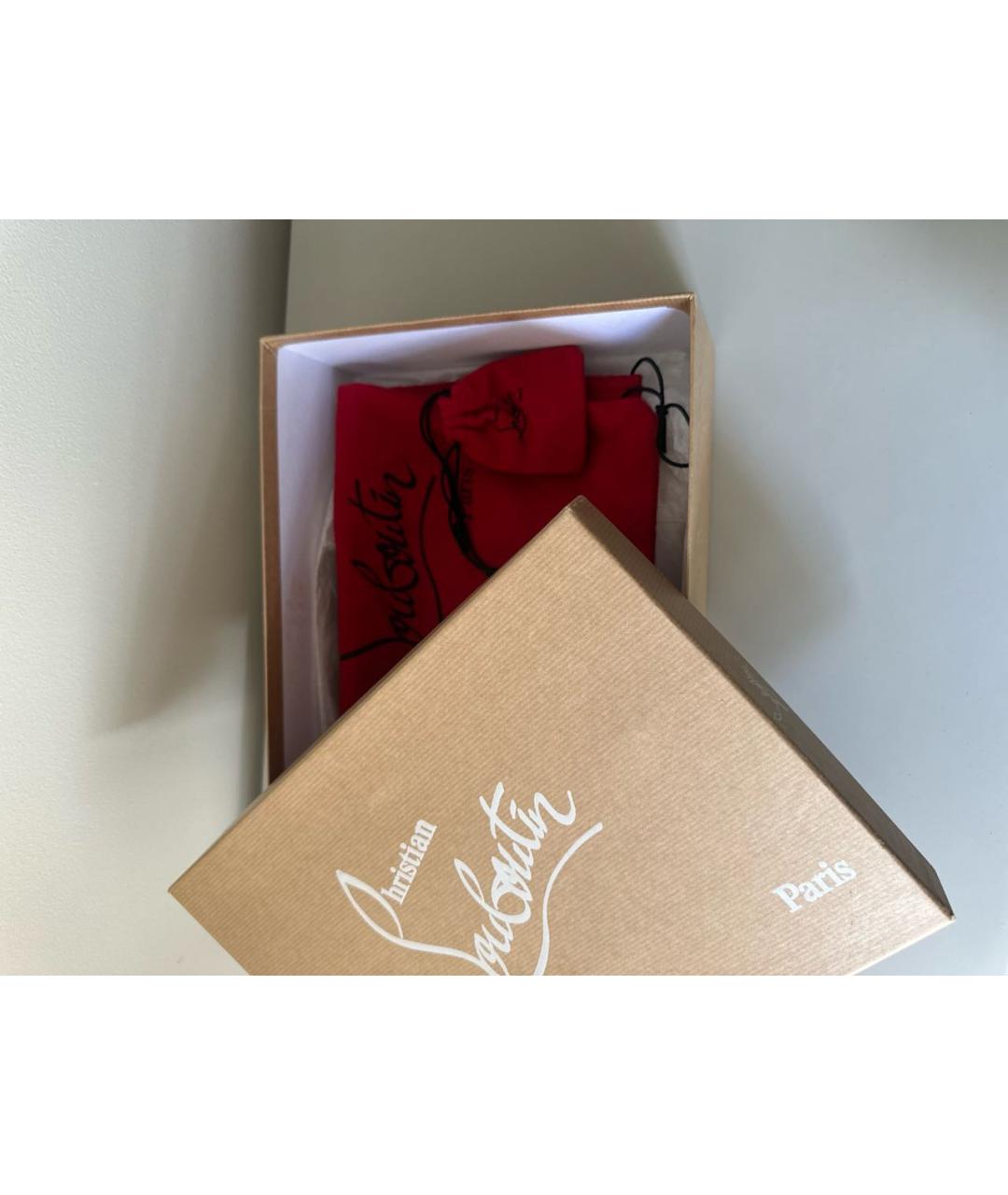 CHRISTIAN LOUBOUTIN Бежевые туфли из лакированной кожи, фото 8