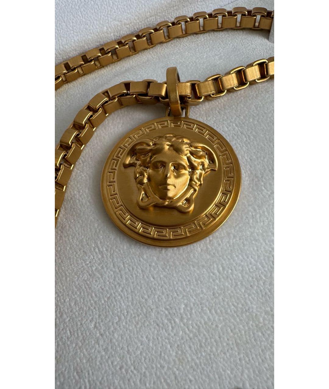 VERSACE Золотая латунная цепочка/подвеска, фото 5