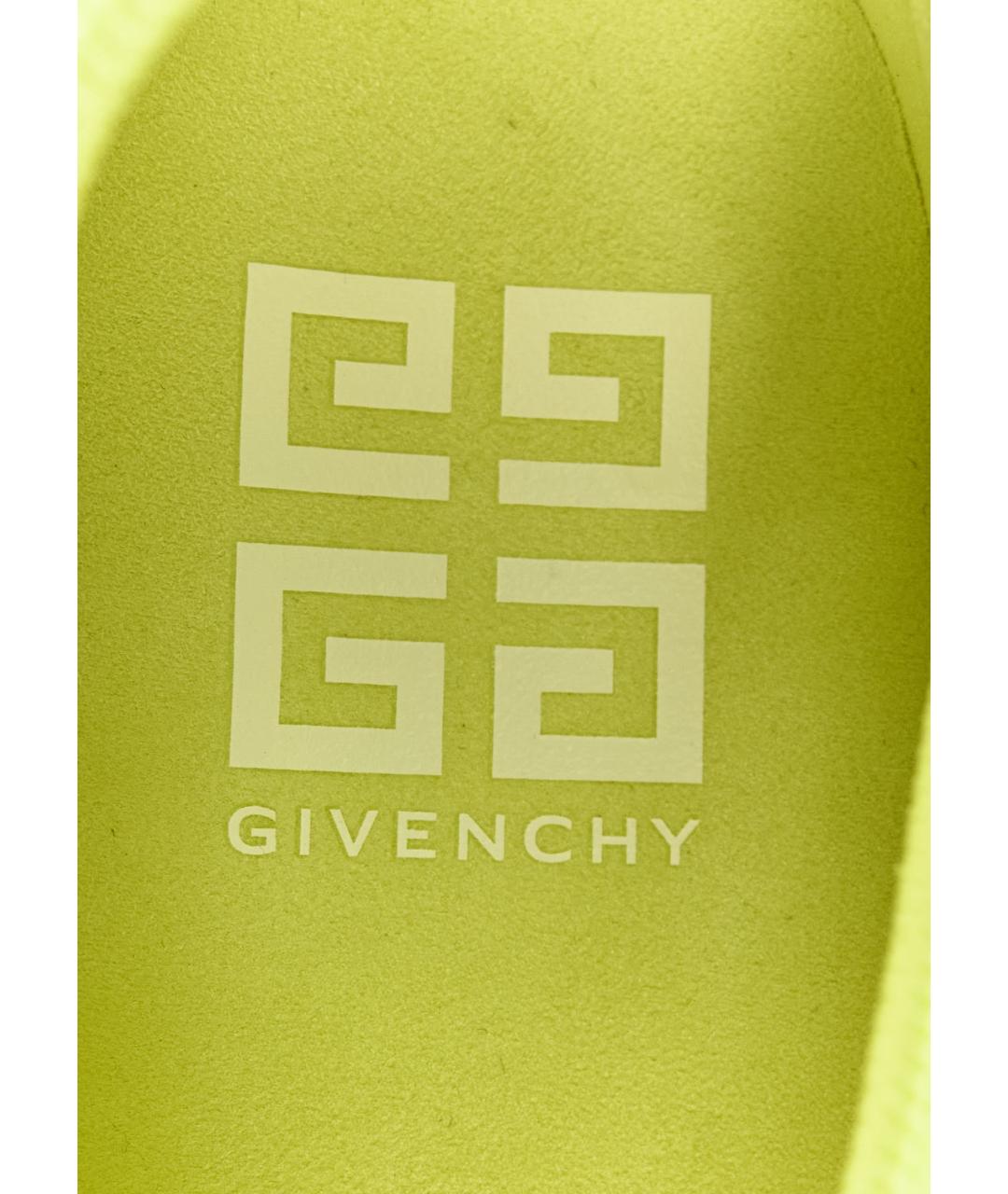 GIVENCHY Зеленые текстильные кроссовки, фото 5