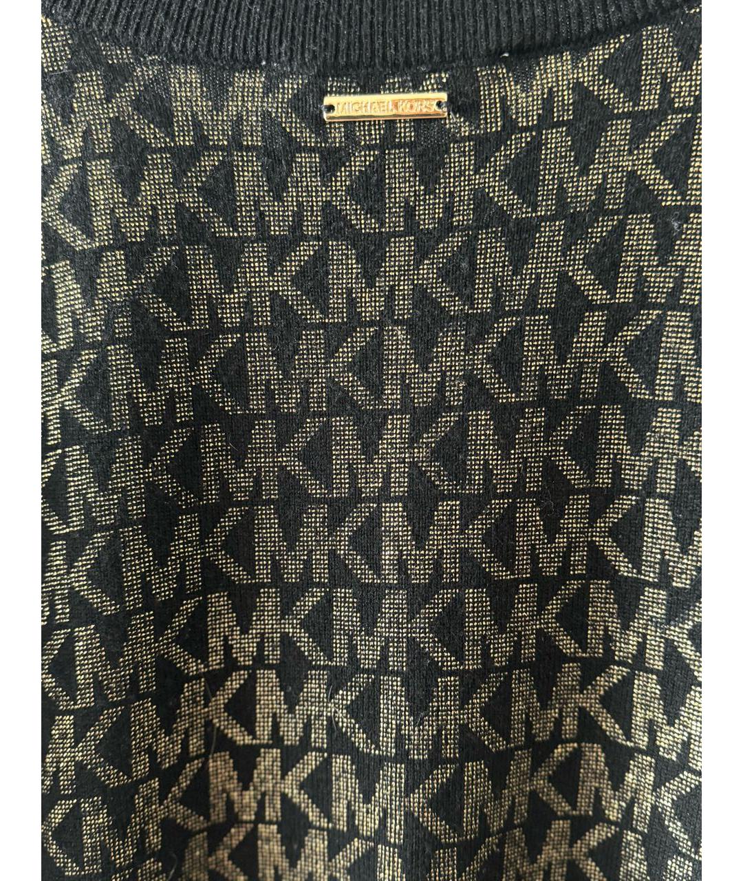 MICHAEL MICHAEL KORS Черный шерстяной джемпер / свитер, фото 4