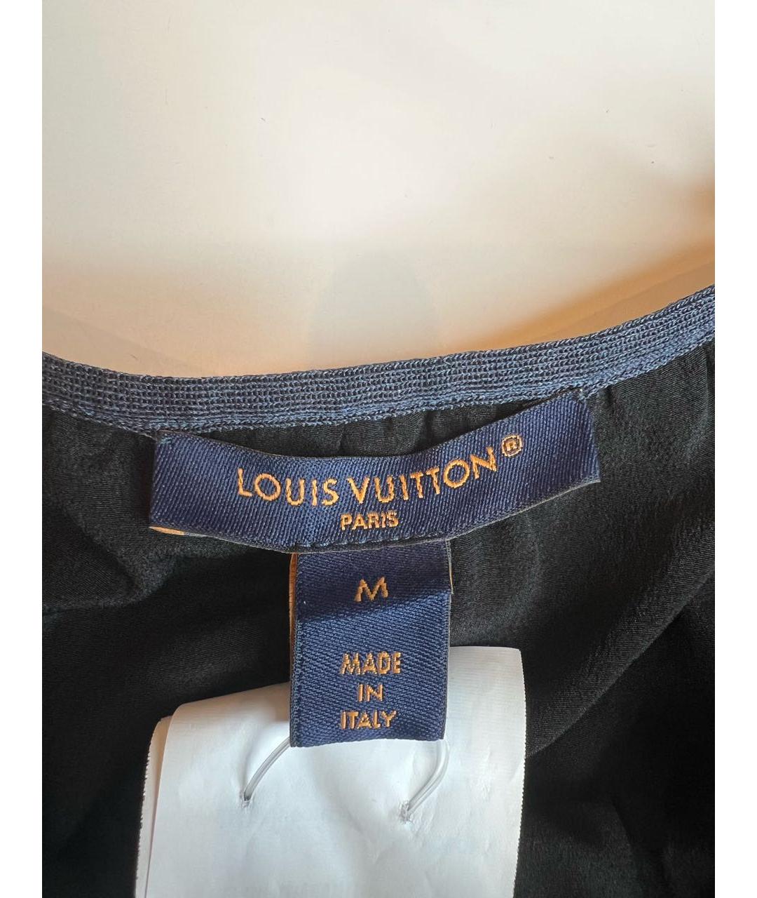 LOUIS VUITTON Темно-синее коктейльное платье, фото 3