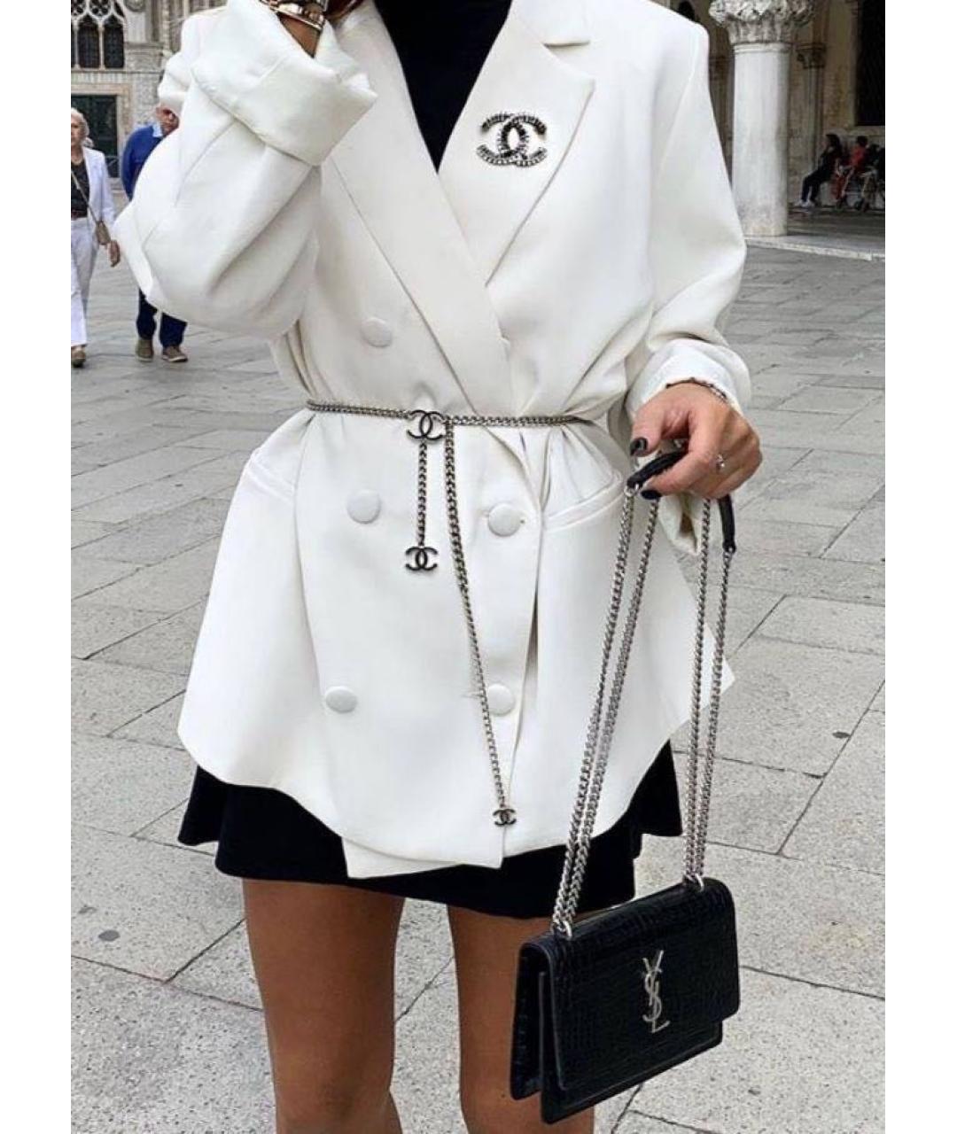 CHANEL Серебрянный ремень, фото 2