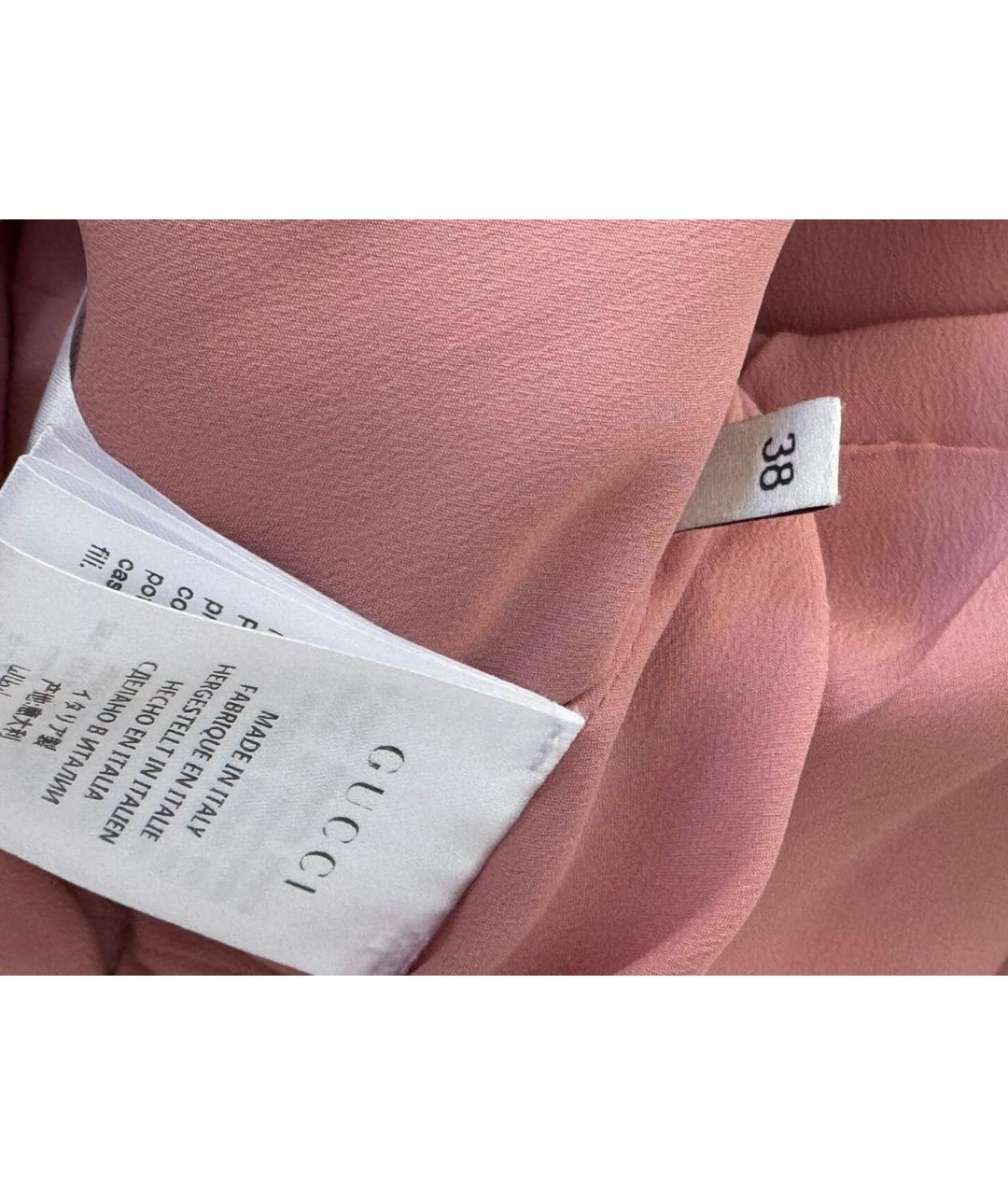 GUCCI Розовое коктейльное платье, фото 4