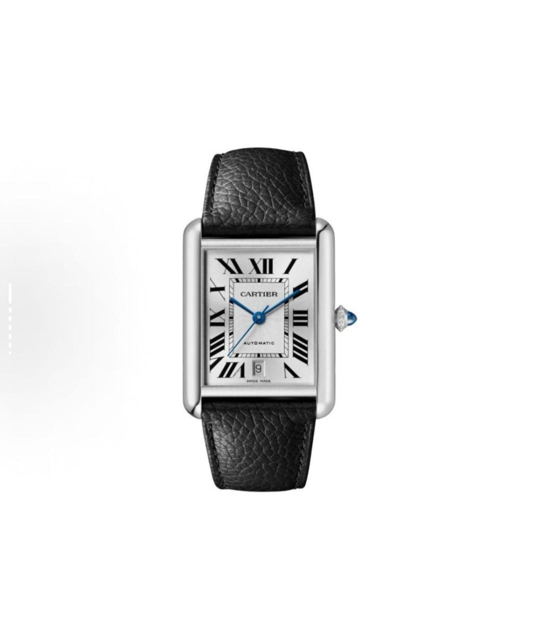 CARTIER Черные часы, фото 3
