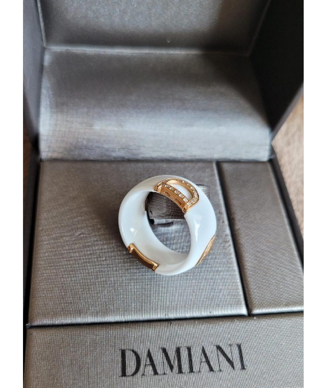 DAMIANI Белое кольцо из розового золота, фото 3