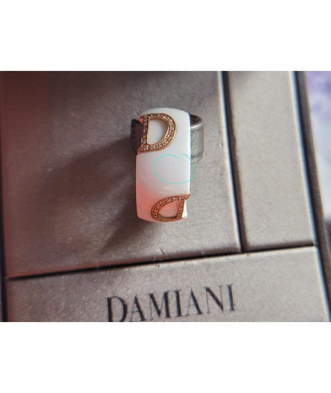 DAMIANI Белое кольцо из розового золота, фото 8