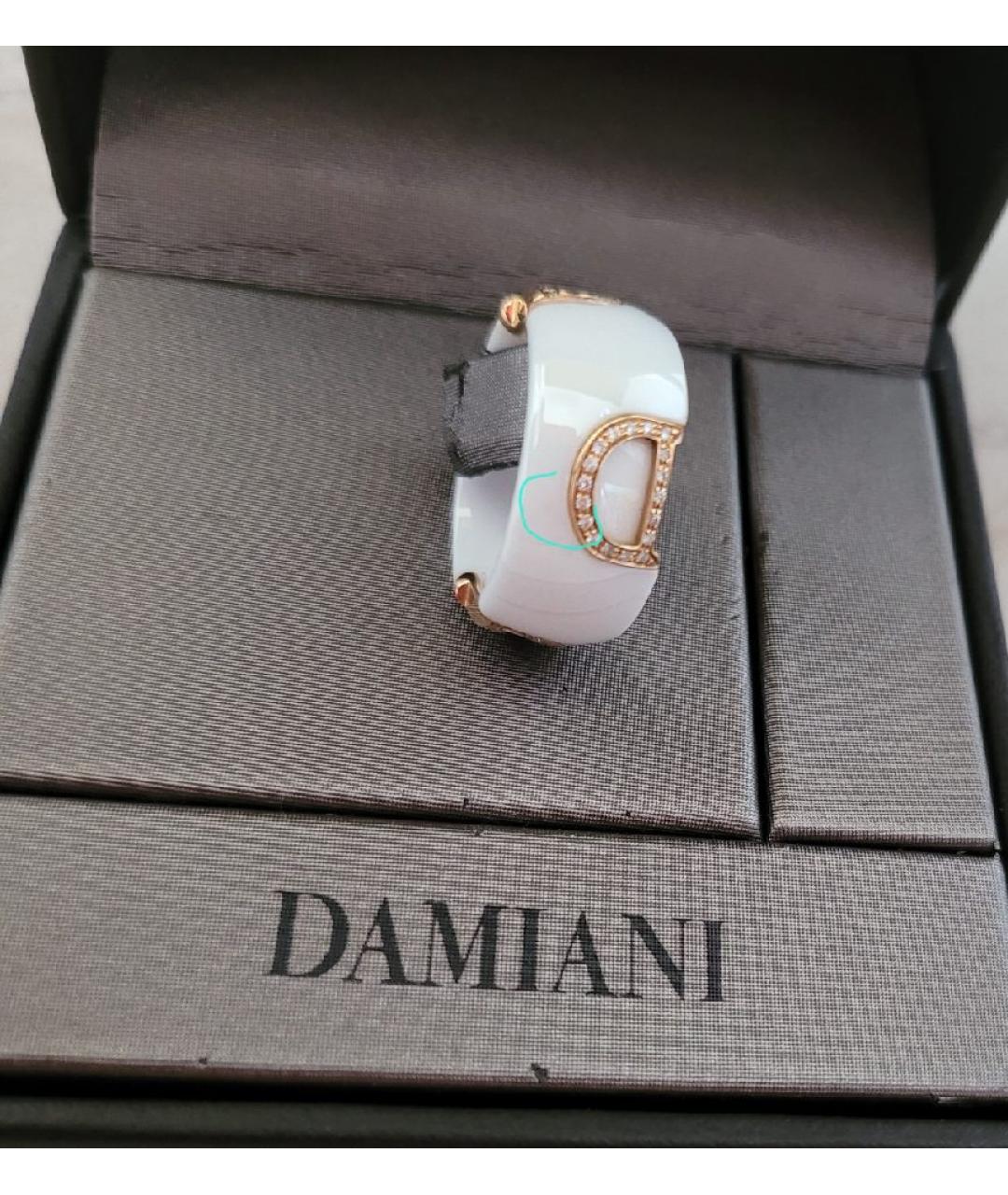 DAMIANI Белое кольцо из розового золота, фото 7