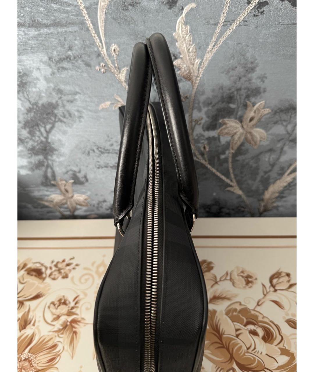 BURBERRY Черный портфель, фото 5