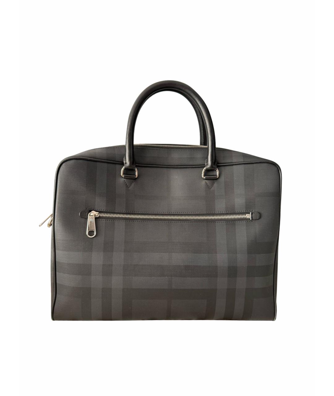 BURBERRY Черный портфель, фото 1
