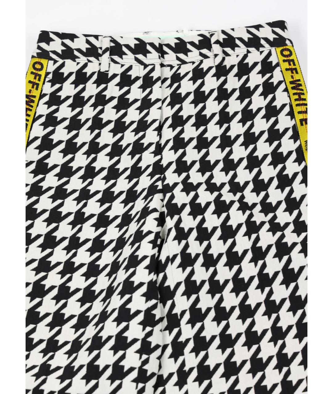 OFF-WHITE Мульти шерстяные брюки широкие, фото 4