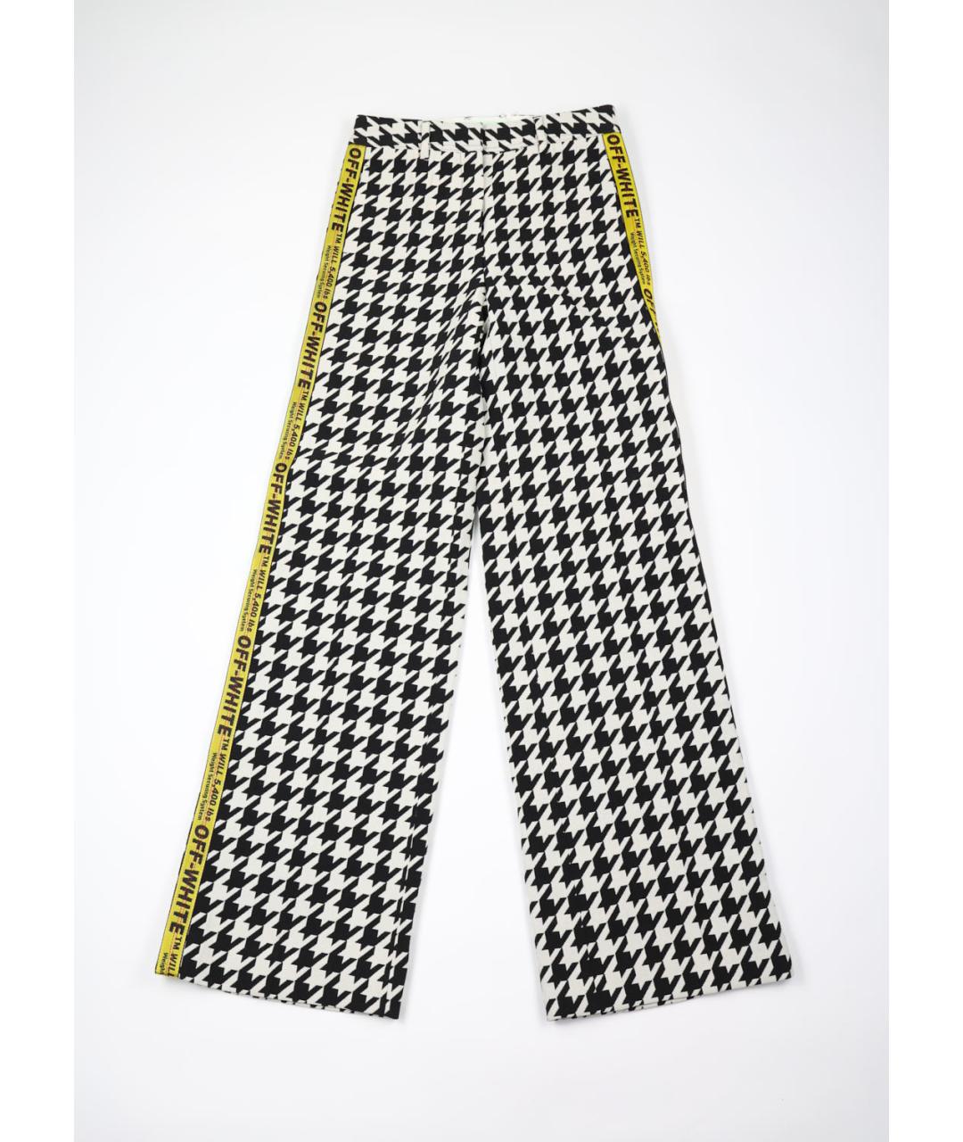 OFF-WHITE Мульти шерстяные брюки широкие, фото 5