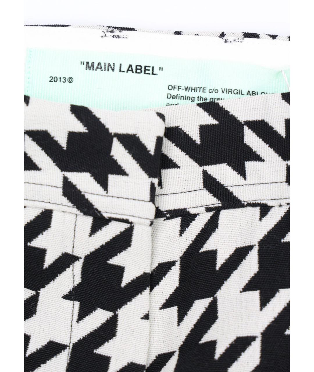 OFF-WHITE Мульти шерстяные брюки широкие, фото 3