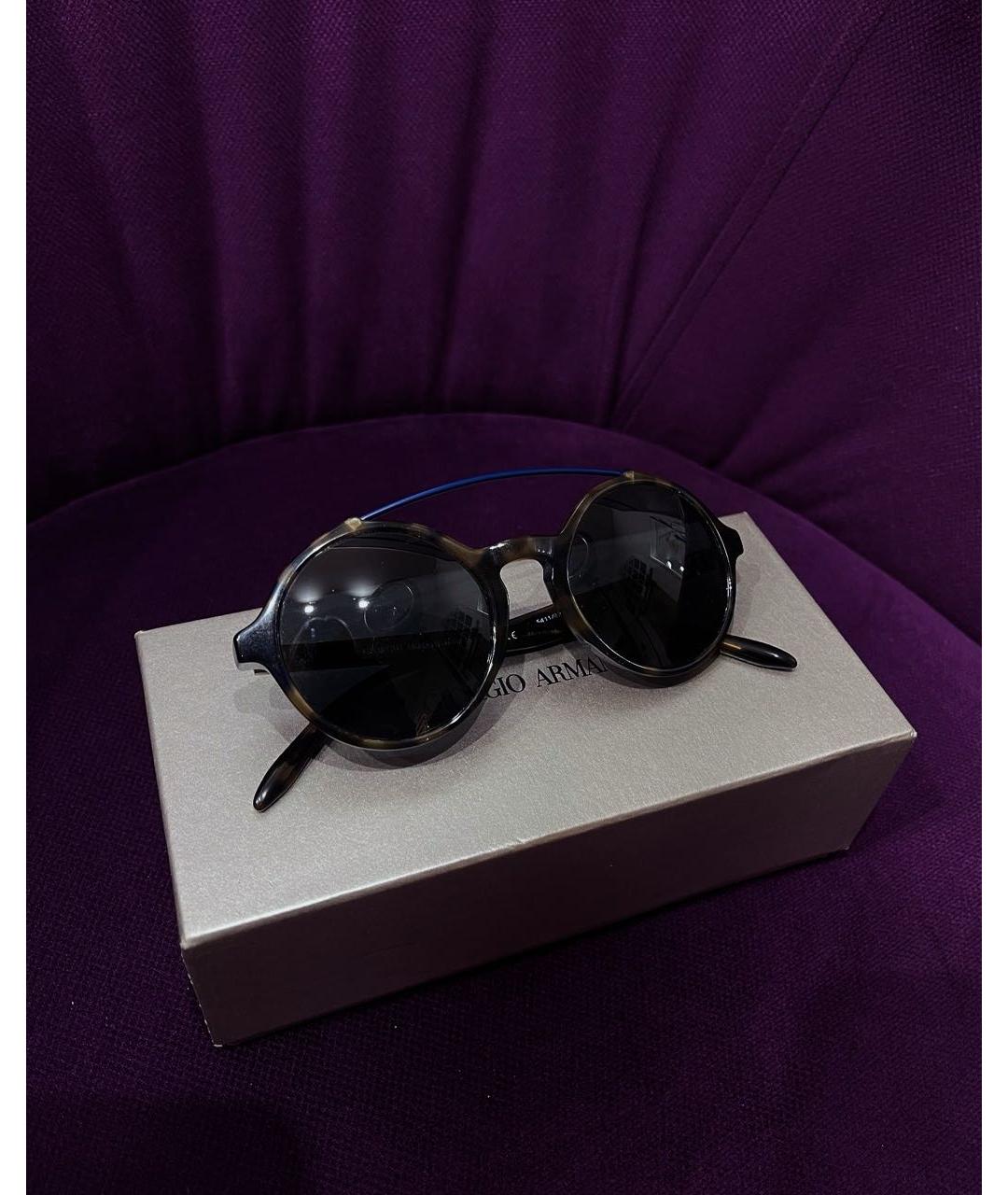 GIORGIO ARMANI Мульти пластиковые солнцезащитные очки, фото 2