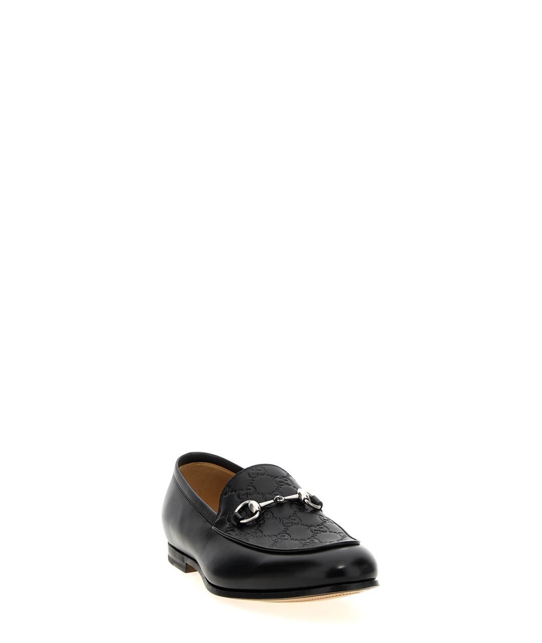 GUCCI Черные кожаные лоферы, фото 2