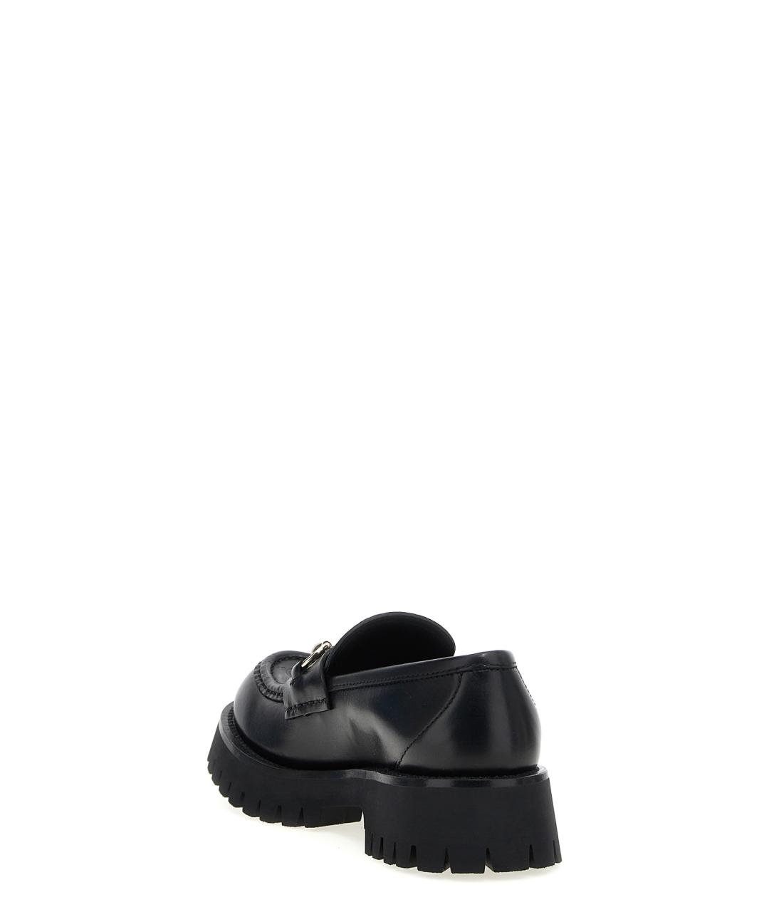 GUCCI Черные кожаные лоферы, фото 3