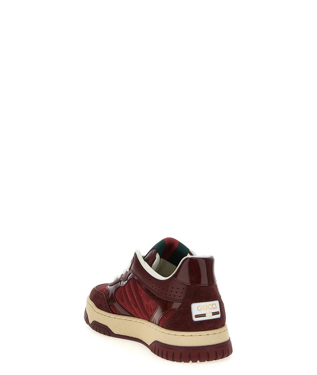 GUCCI Красные кеды, фото 3