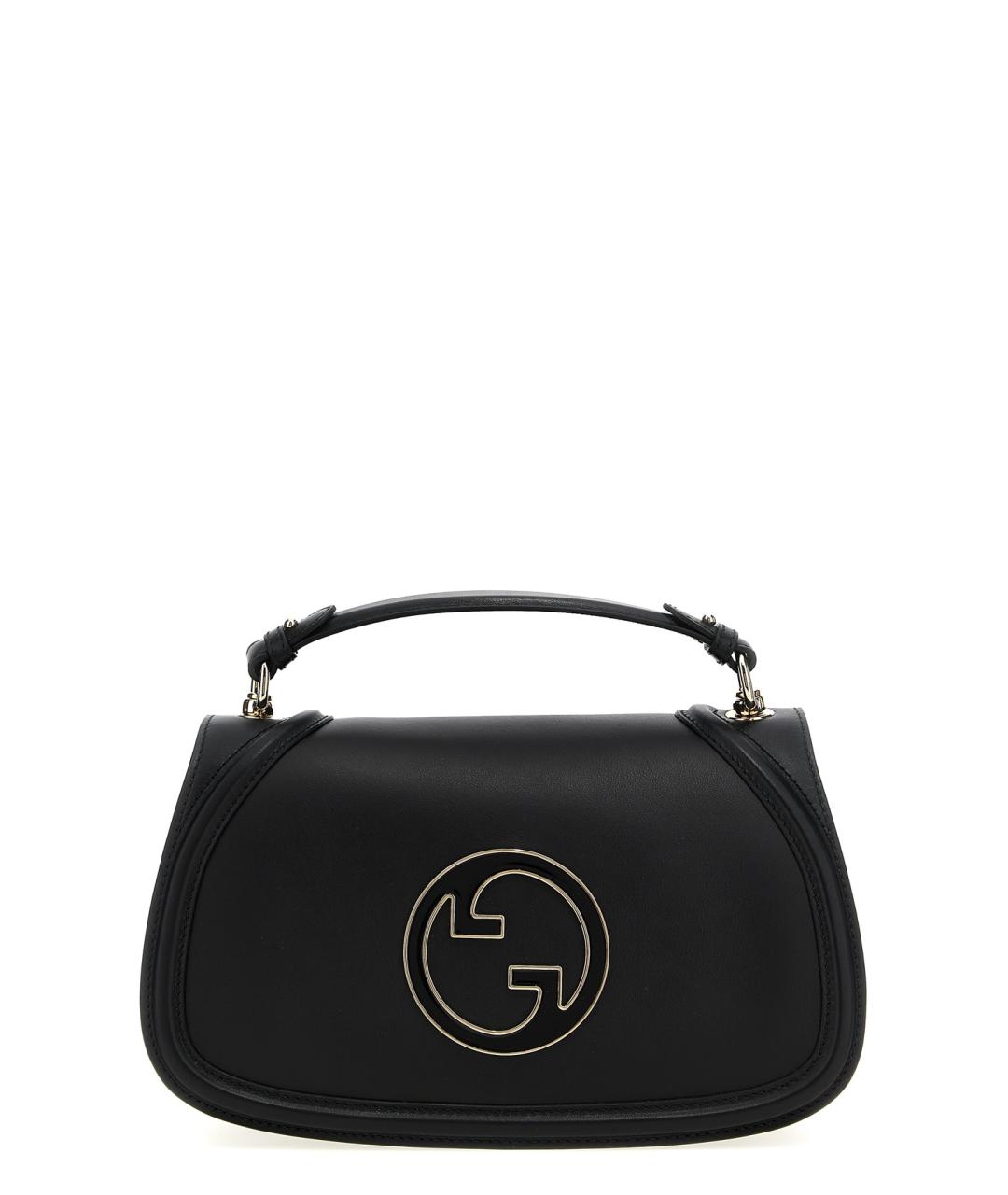 GUCCI Черная кожаная сумка через плечо, фото 1
