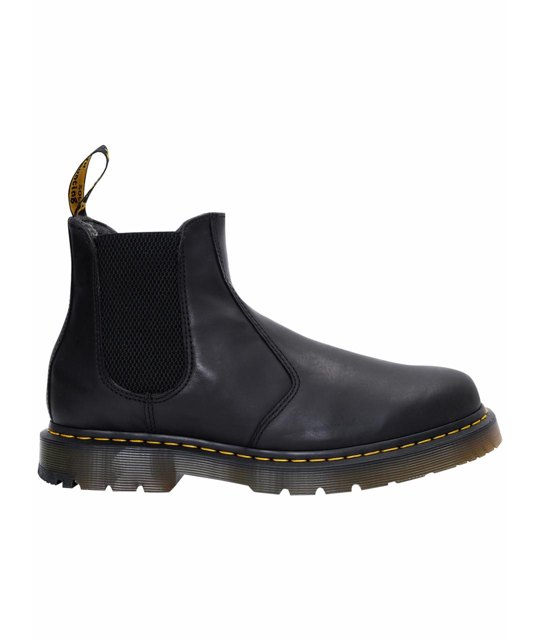 DR. MARTENS Черные кожаные высокие ботинки, фото 1
