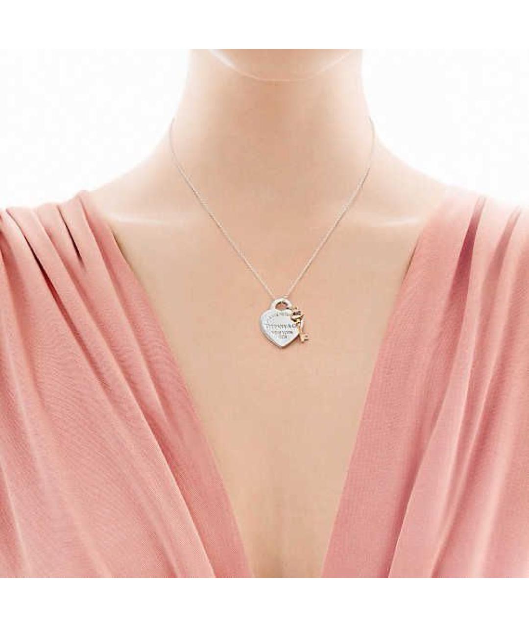 TIFFANY&CO Серебряная серебряная подвеска, фото 5