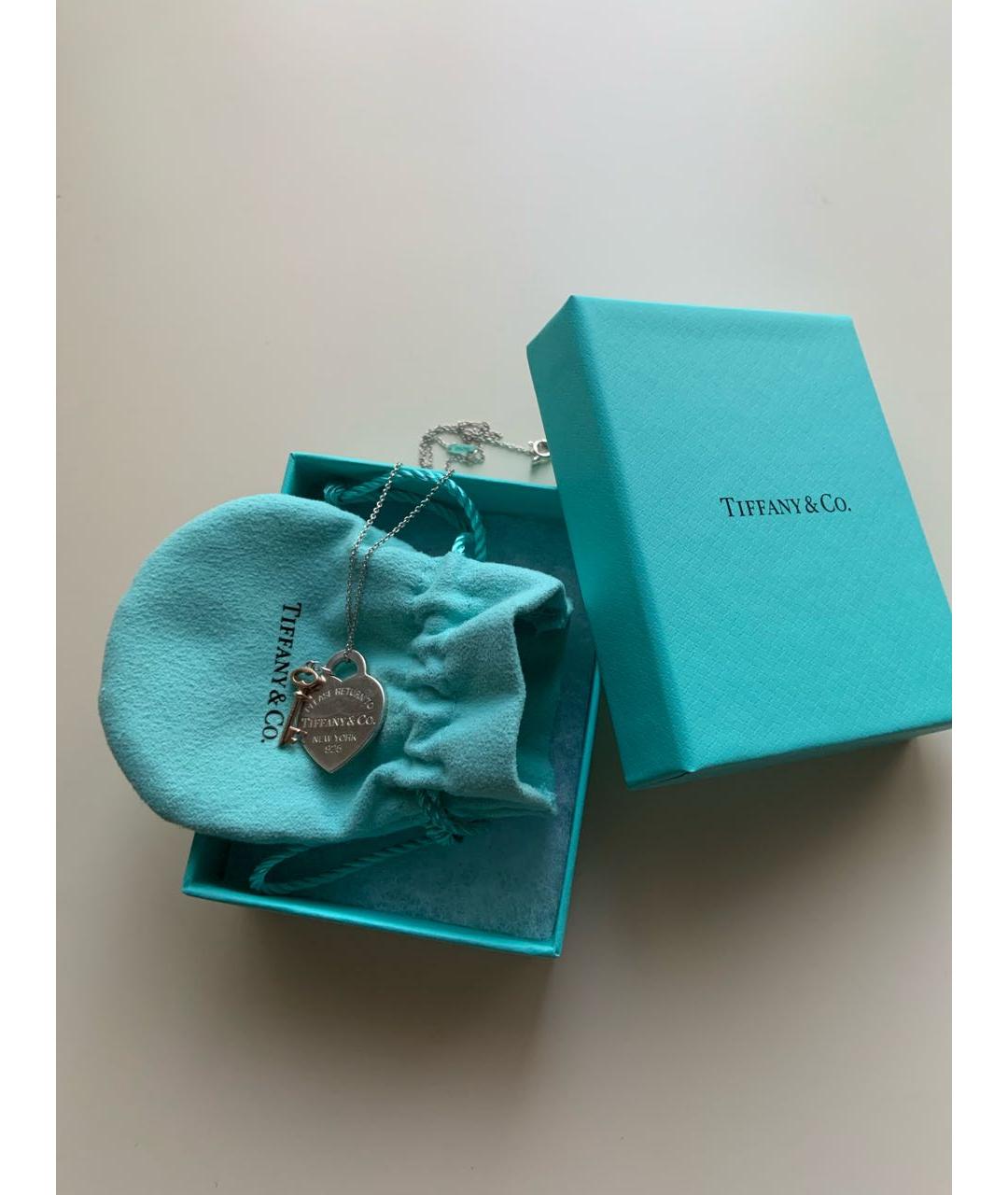 TIFFANY&CO Серебряная серебряная подвеска, фото 6