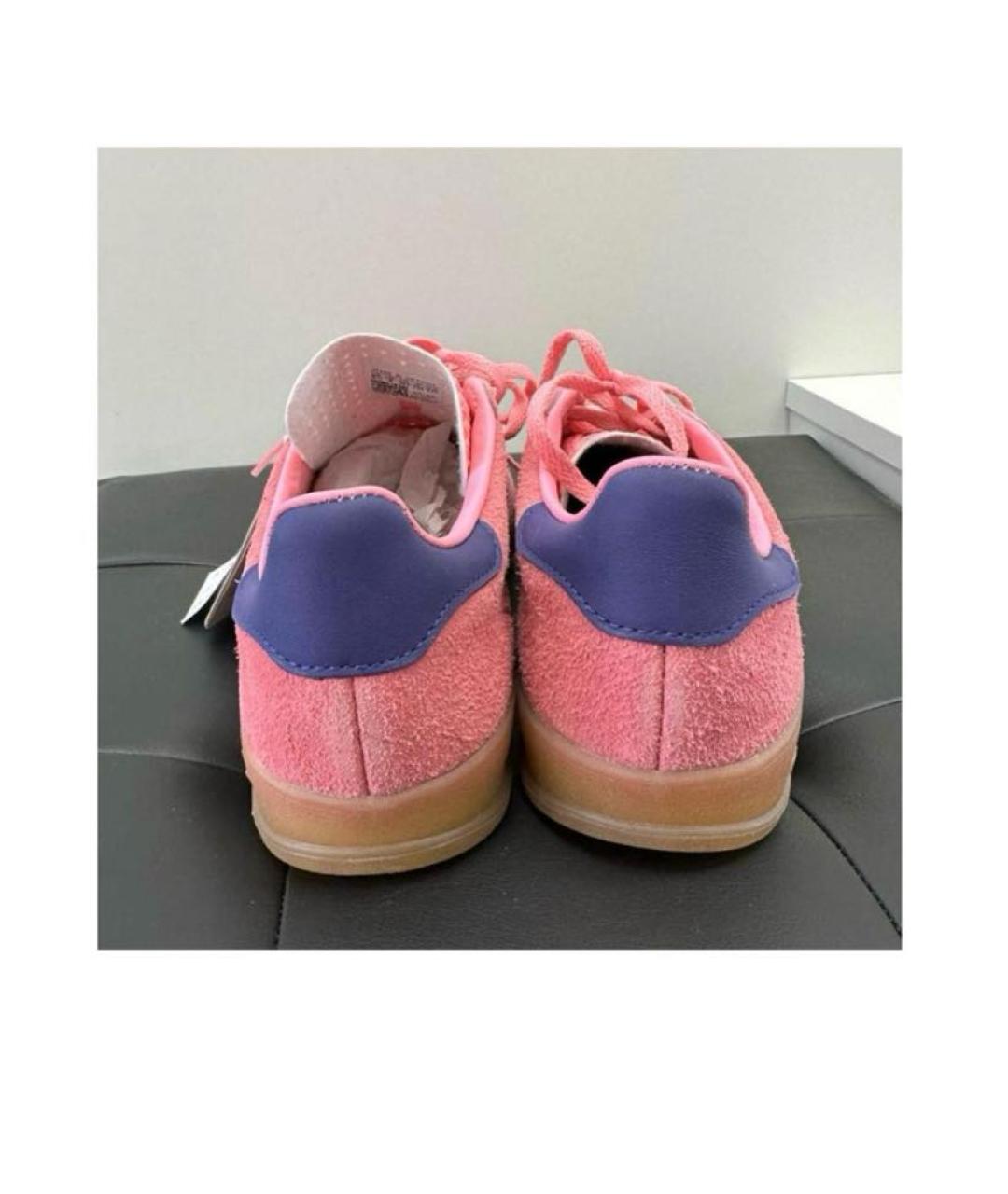 ADIDAS Розовые замшевые кеды, фото 4