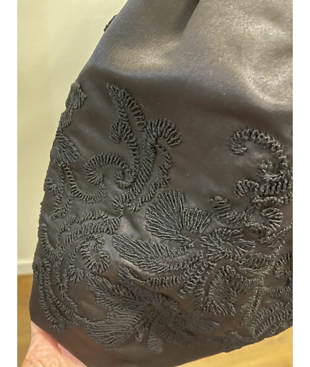 ERMANNO SCERVINO Черная вискозная юбка мини, фото 3