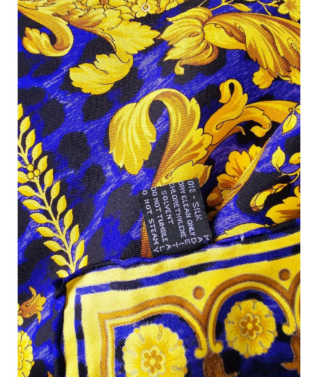 VERSACE COLLECTION Мульти шелковый платок, фото 3