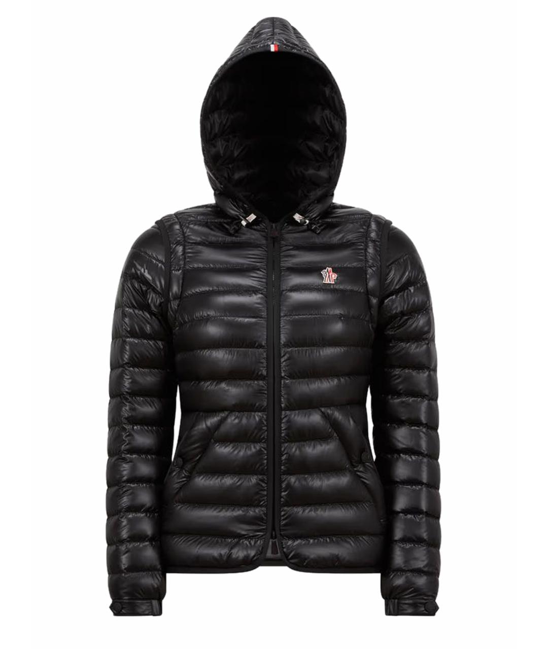 MONCLER GRENOBLE Черный синтетический пуховик, фото 1