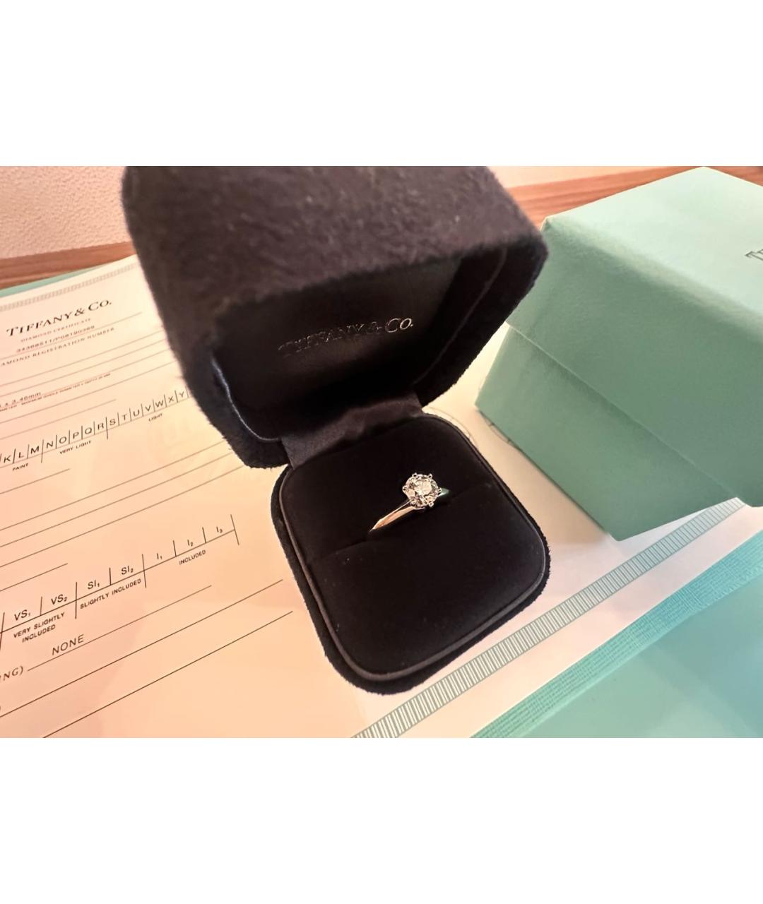 TIFFANY&CO Платиновое кольцо, фото 2