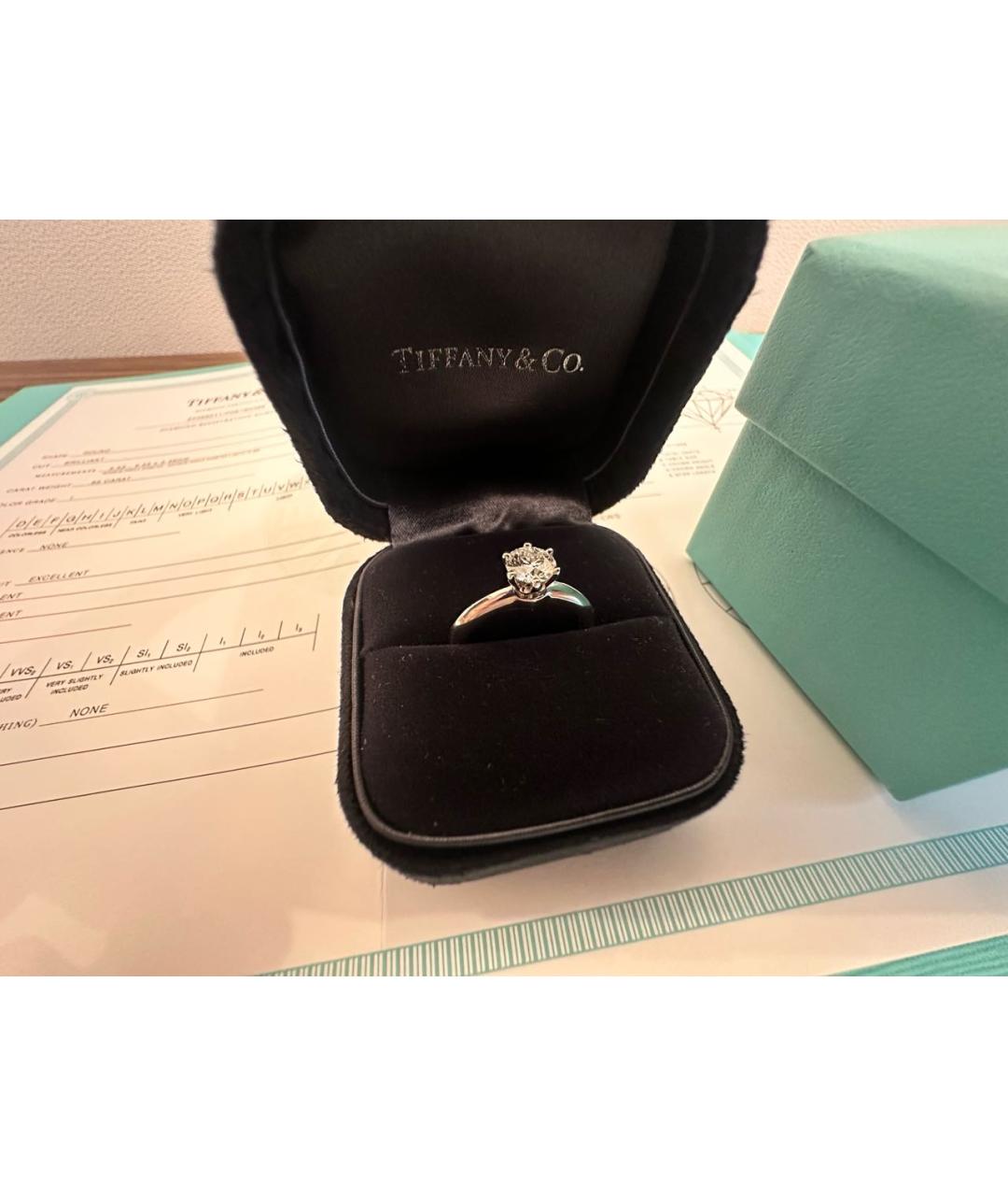 TIFFANY&CO Платиновое кольцо, фото 3