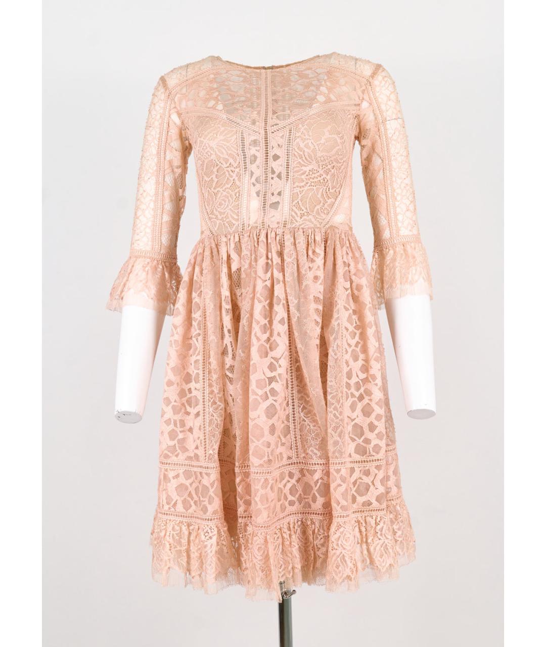 ELIE SAAB Бежевое хлопковое вечернее платье, фото 5