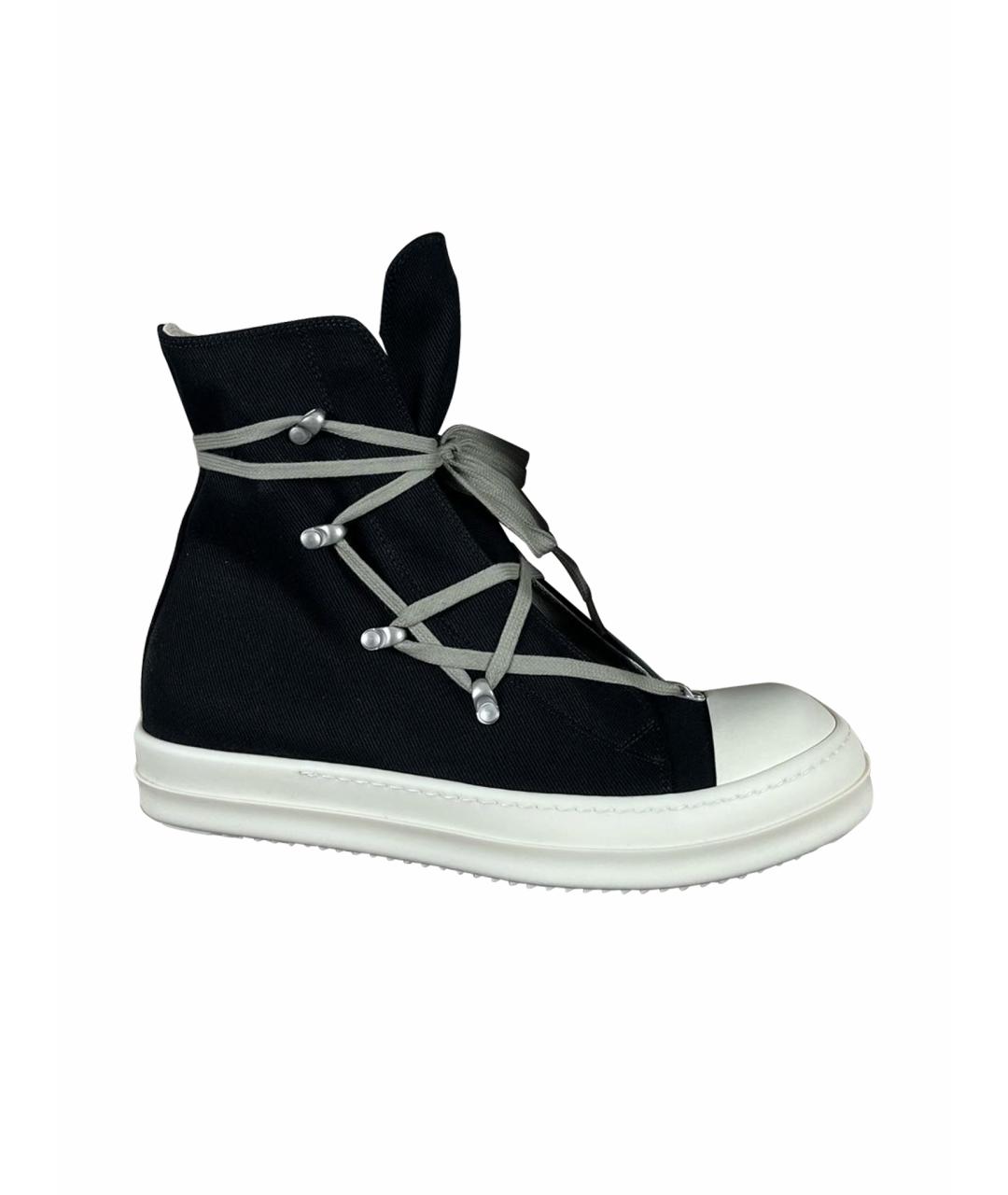 RICK OWENS DRKSHDW Черные высокие кроссовки / кеды, фото 1