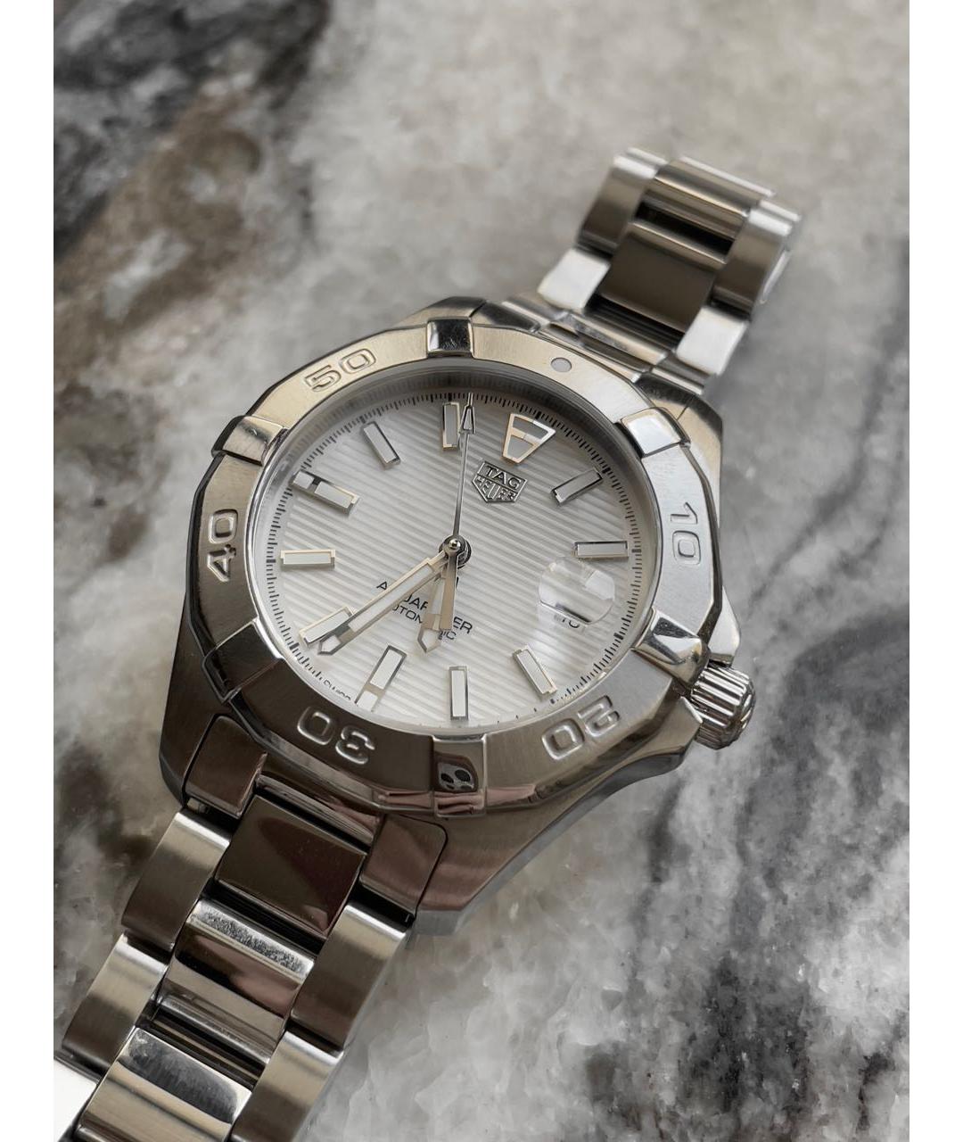 TAG HEUER Серебряные стальные часы, фото 4